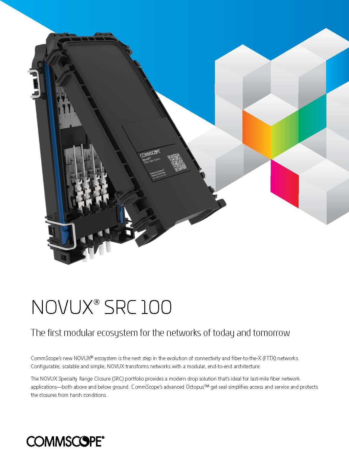 Picture of the Novux SRC 100 brochure