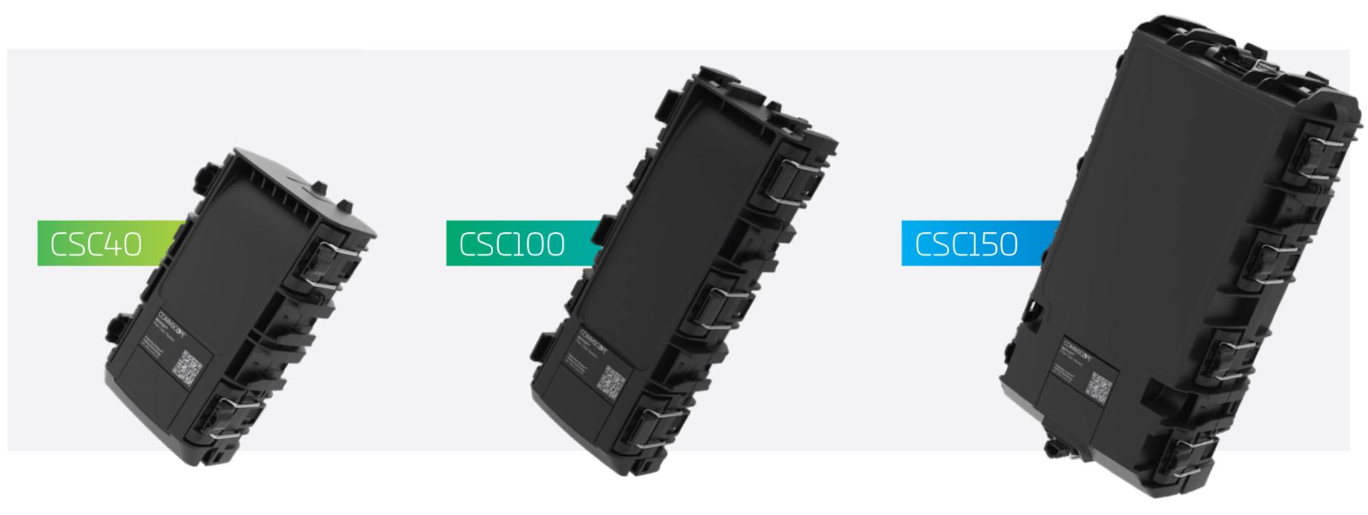 Overview of some of the available sizes for CommScope Novux
