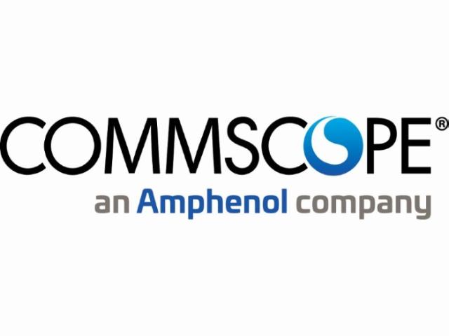 Commscope logo as a teaser for visiting commscope.com