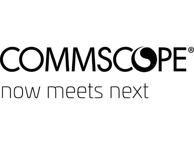 Commscope logo as a teaser for visiting commscope.com