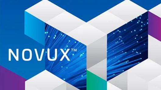 CommScope Novux logo and illustration
